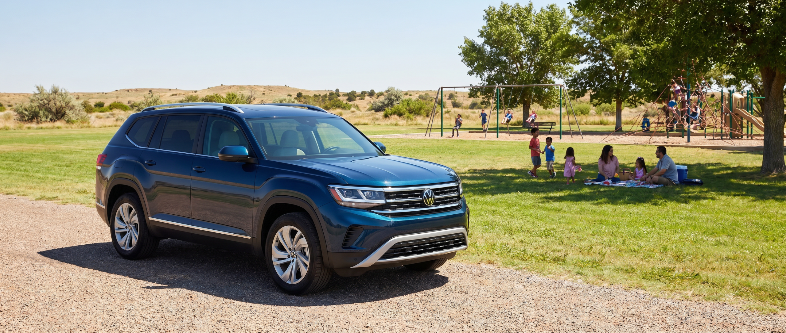 Volkswagen Atlas family SUV at Thompson Park Amarillo TX
