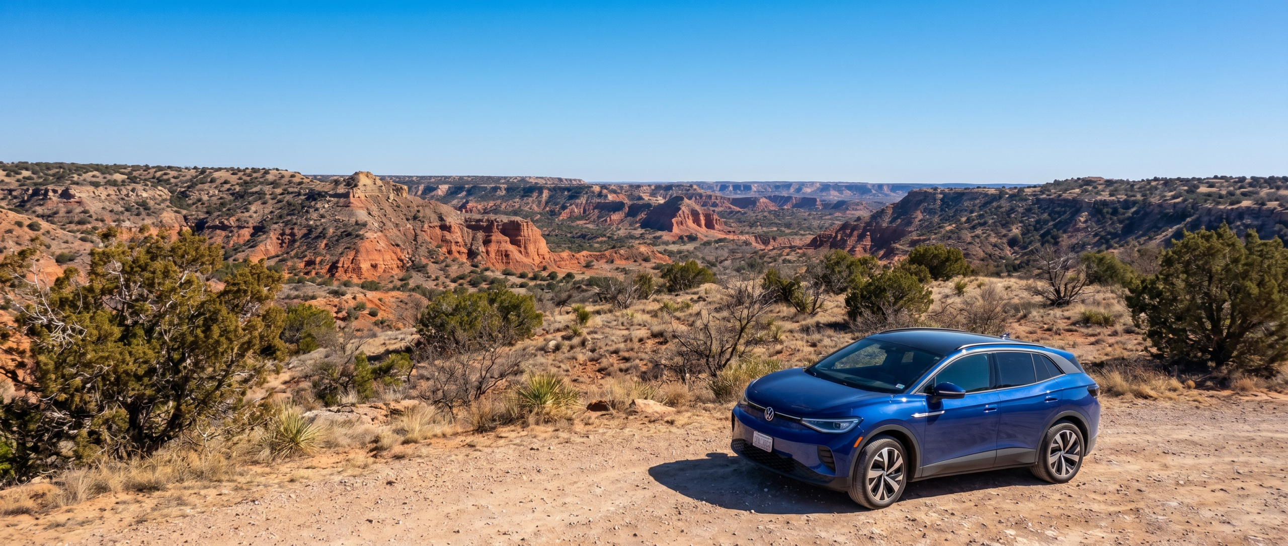 Volkswagen ID.4 charging with summer range optimization tips in Amarillo TX
