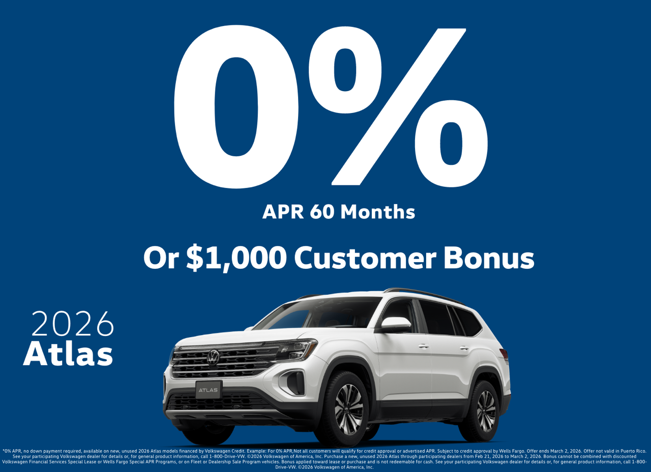 2026 Volkswagen Atlas 2.0T Peak Edition