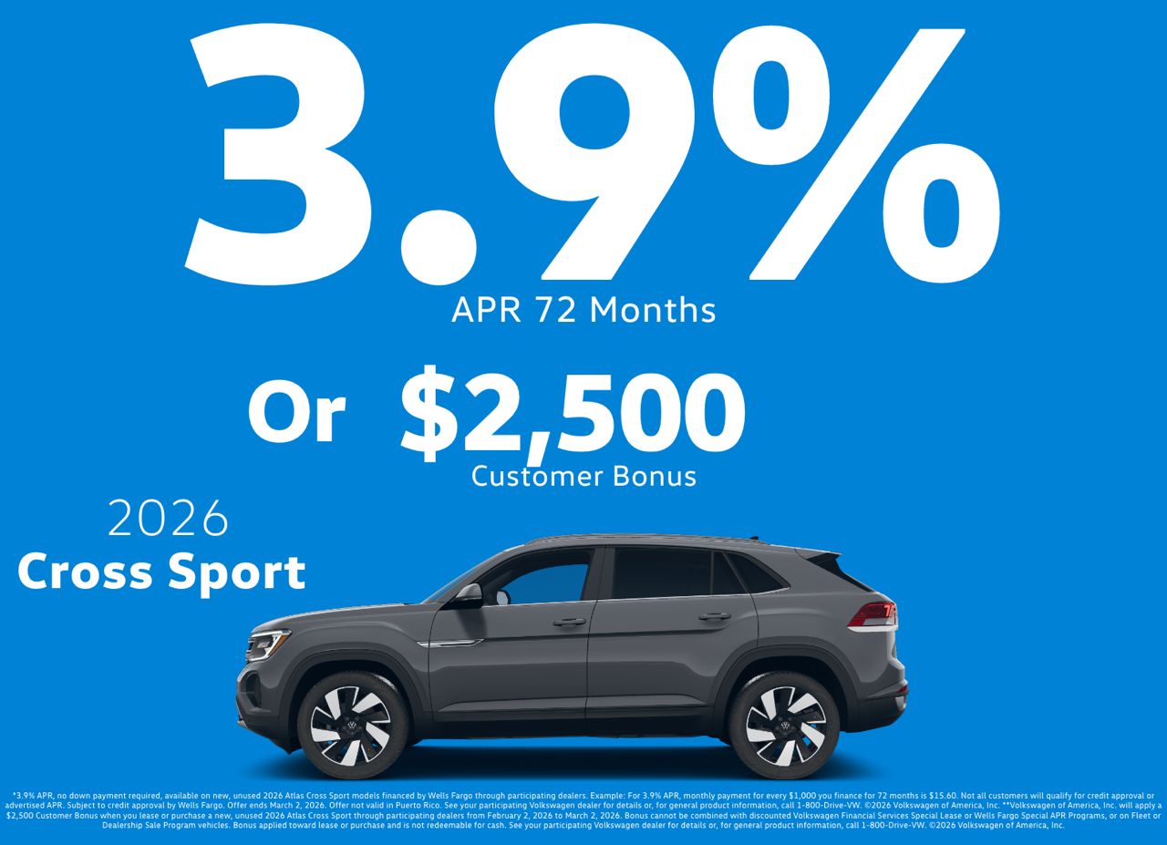 2026 Volkswagen Atlas Cross Sport 2.0T SE