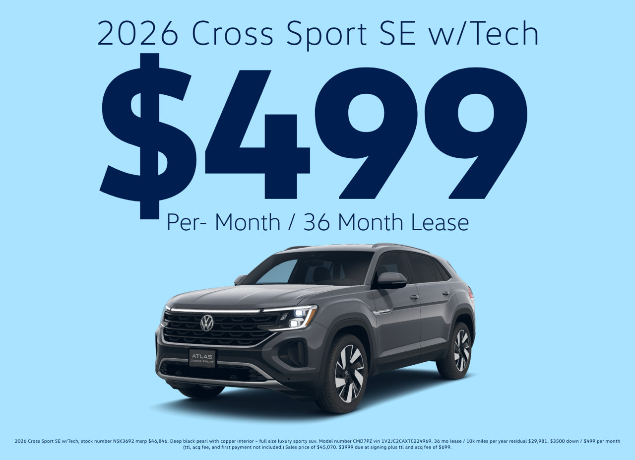 2026 Volkswagen Atlas Cross Sport SE