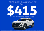 2026 Volkswagen Atlas Cross Sport SE with Technology