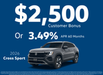 2026 Volkswagen Atlas Cross Sport 2.0T SE w/Technology