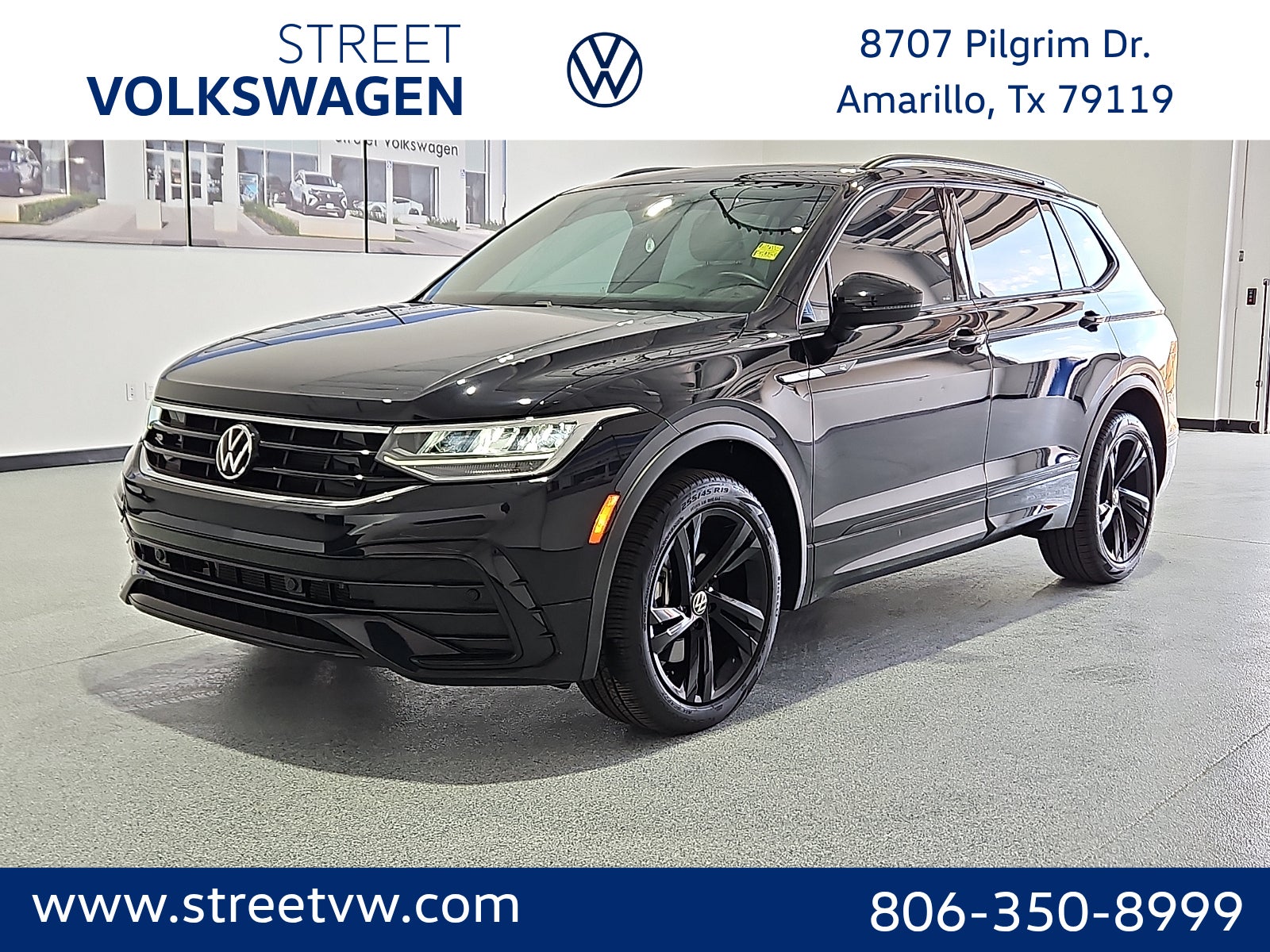 2023 Volkswagen Tiguan 2.0T SE R-Line Black