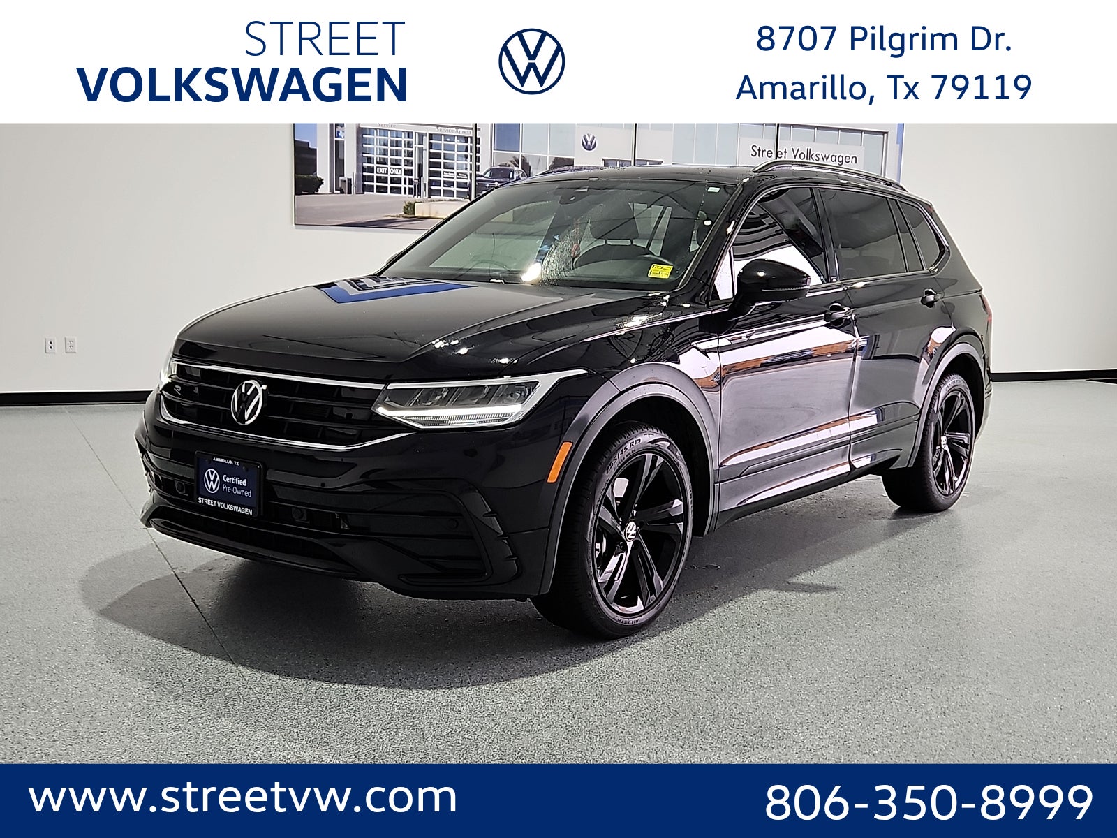 2024 Volkswagen Tiguan 2.0T SE R-Line Black