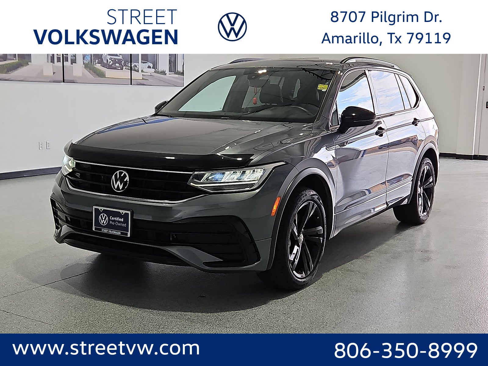 2023 Volkswagen Tiguan 2.0T SE R-Line Black