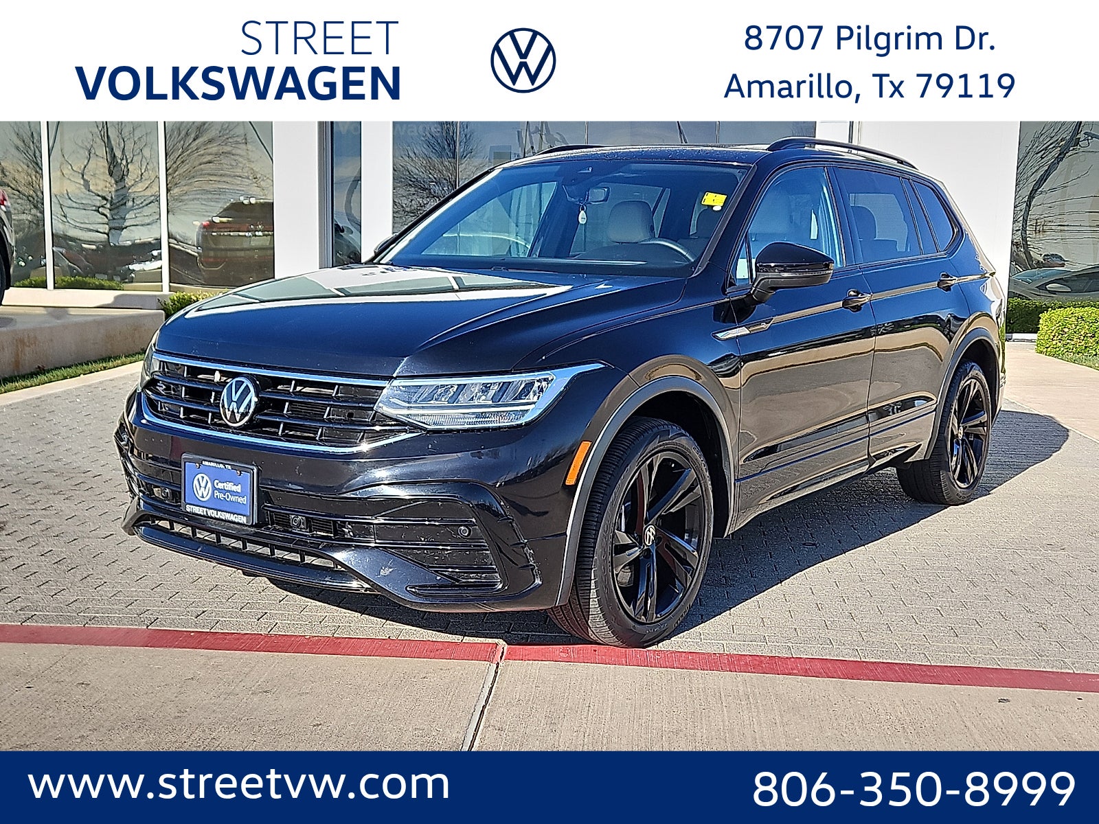 2023 Volkswagen Tiguan 2.0T SE R-Line Black