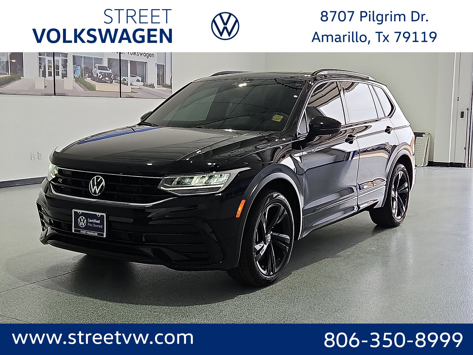 2024 Volkswagen Tiguan 2.0T SE R-Line Black