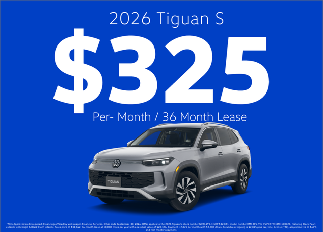 2026 Volkswagen Tiguan S