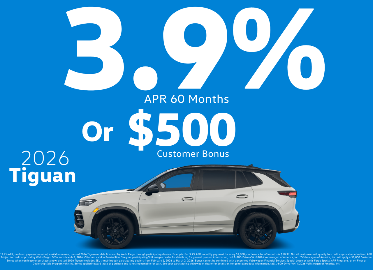 2026 Volkswagen Tiguan 2.0T S