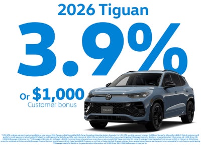 2026 Volkswagen Tiguan 2.0T SE R-Line Black
