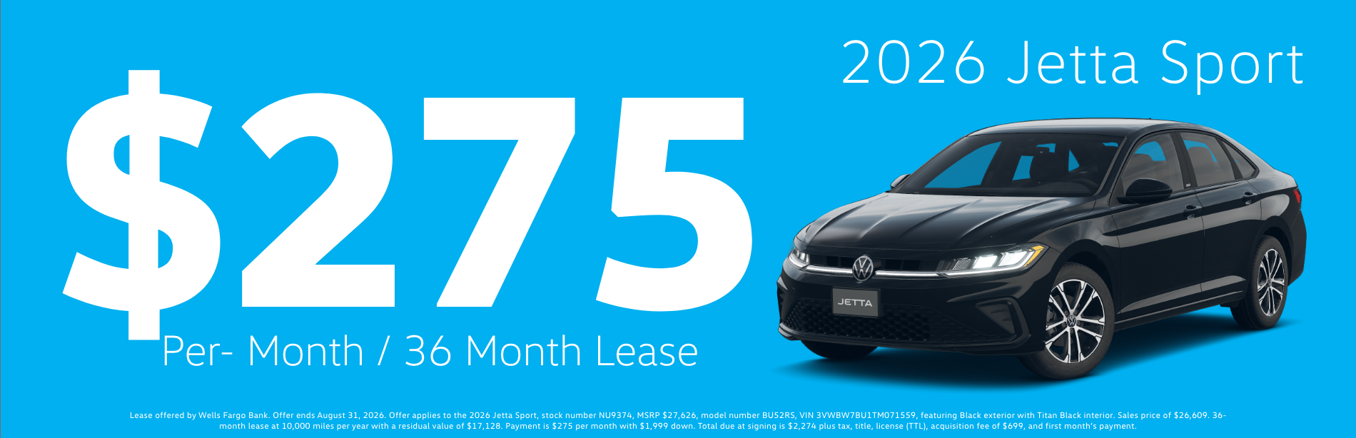 Jetta Offer