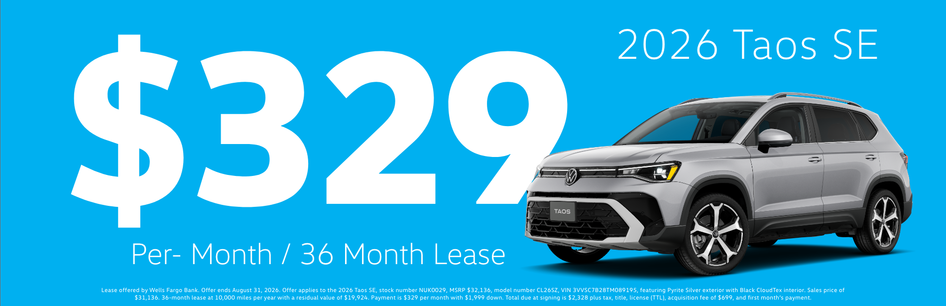 Taos offer