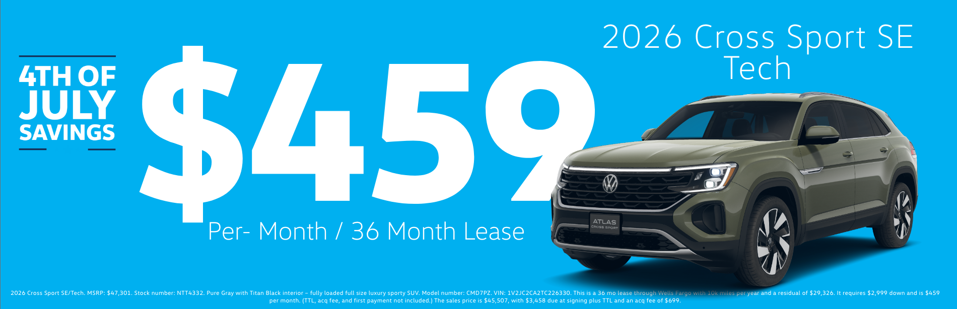 Cross Sport Offer
