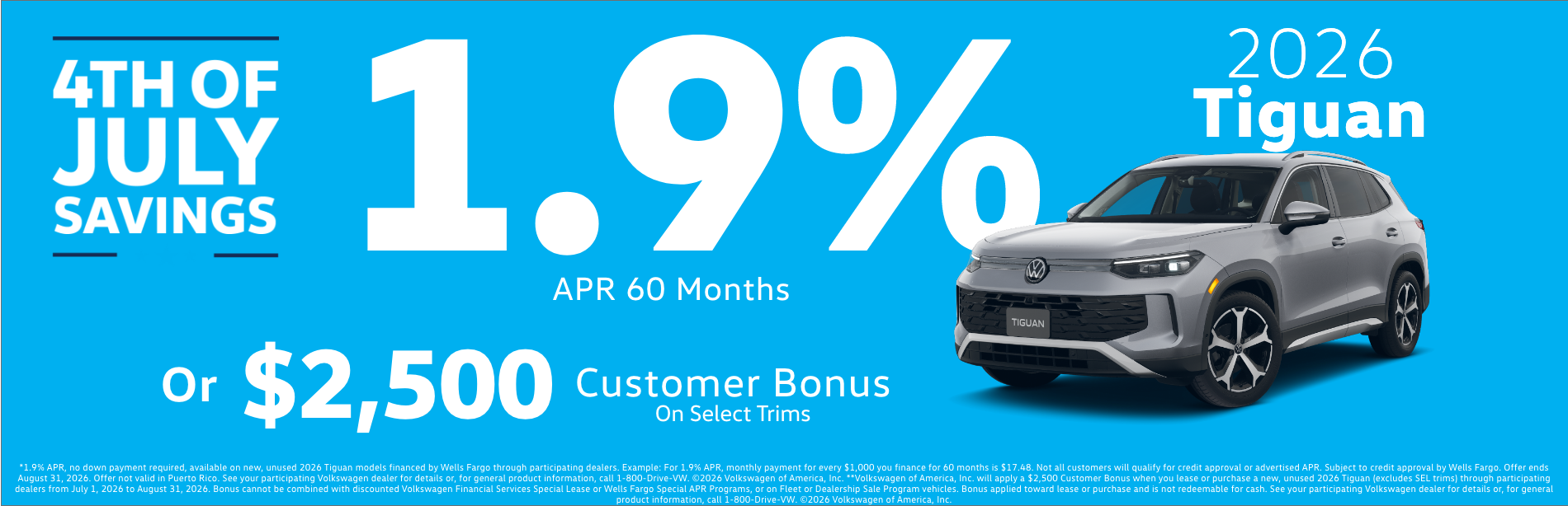 Tiguan Offers