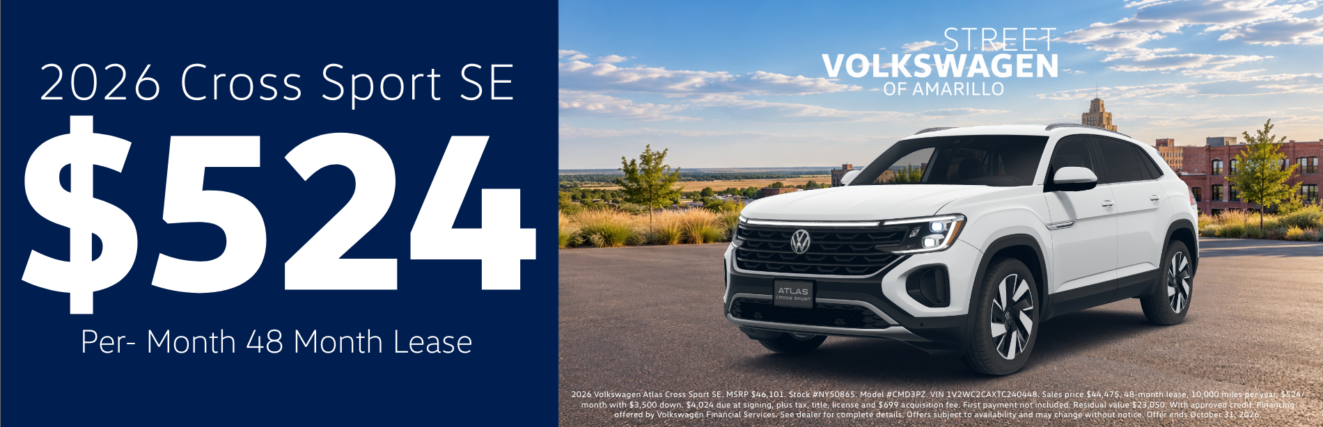 Cross Sport Lease offer