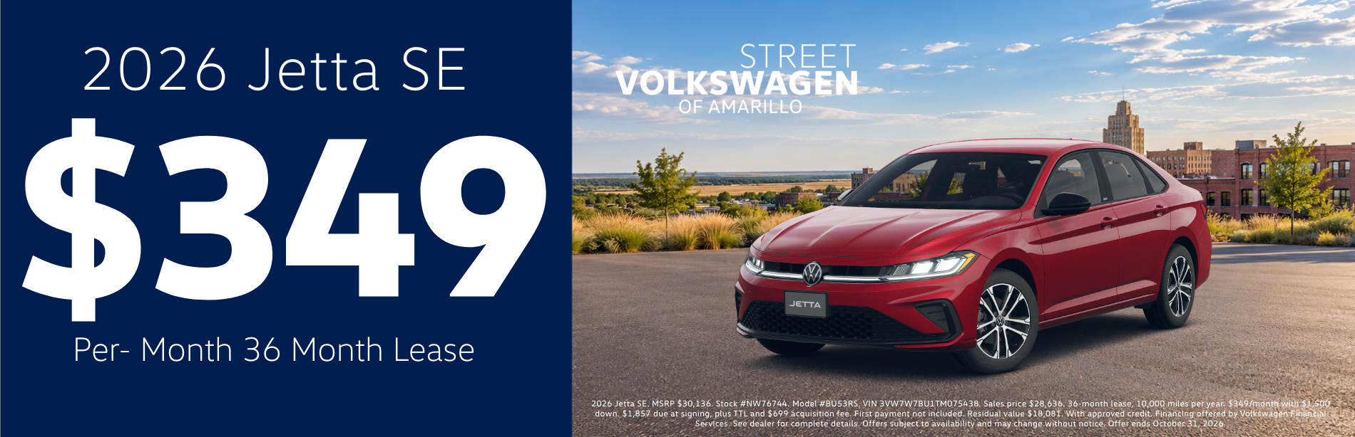 Jetta Lease Offer
