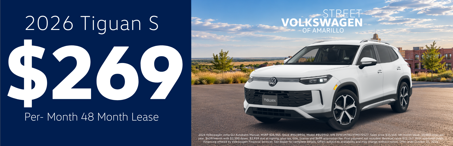Tiguan Lease offer