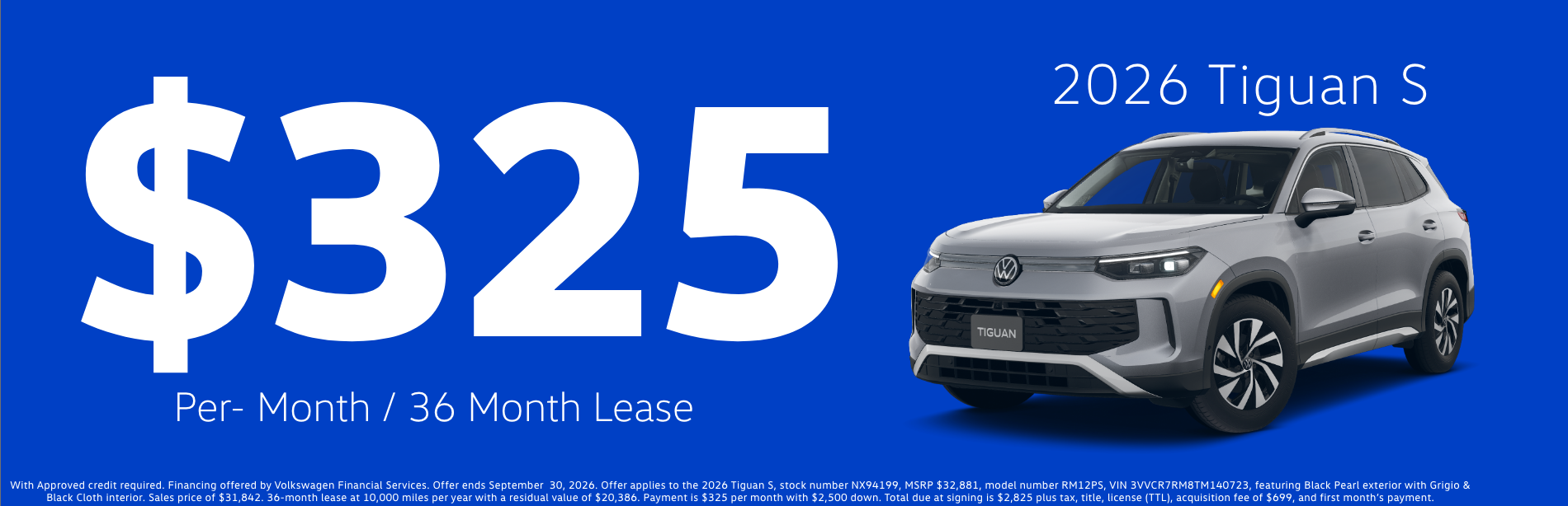 Tiguan Offers