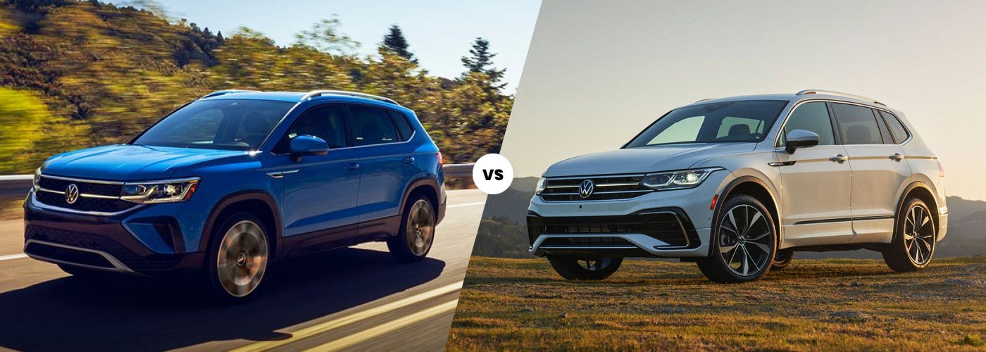 Volkswagen Taos vs Volkswagen Tiguan